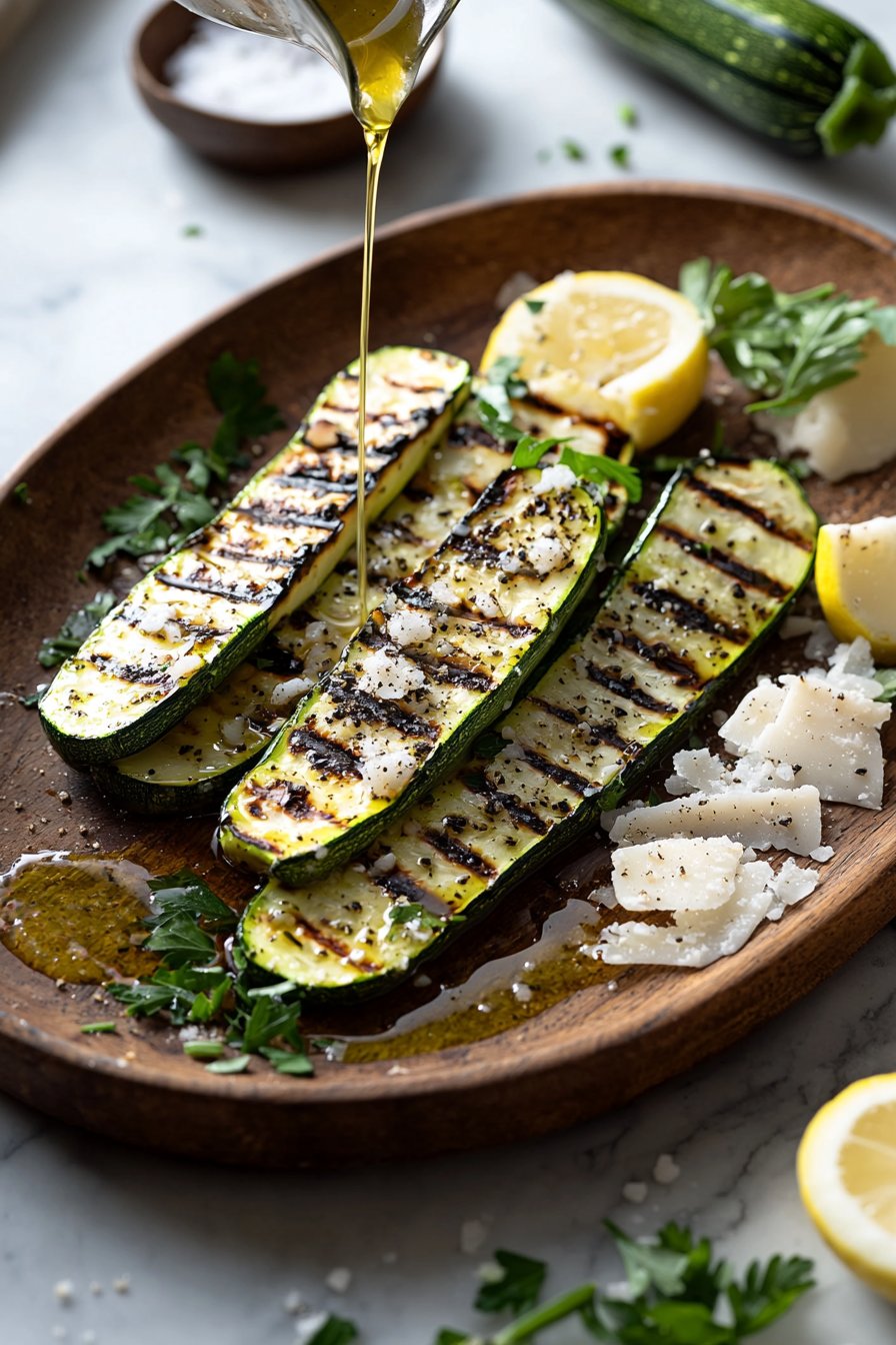 Grilled Zucchini with Parmesan