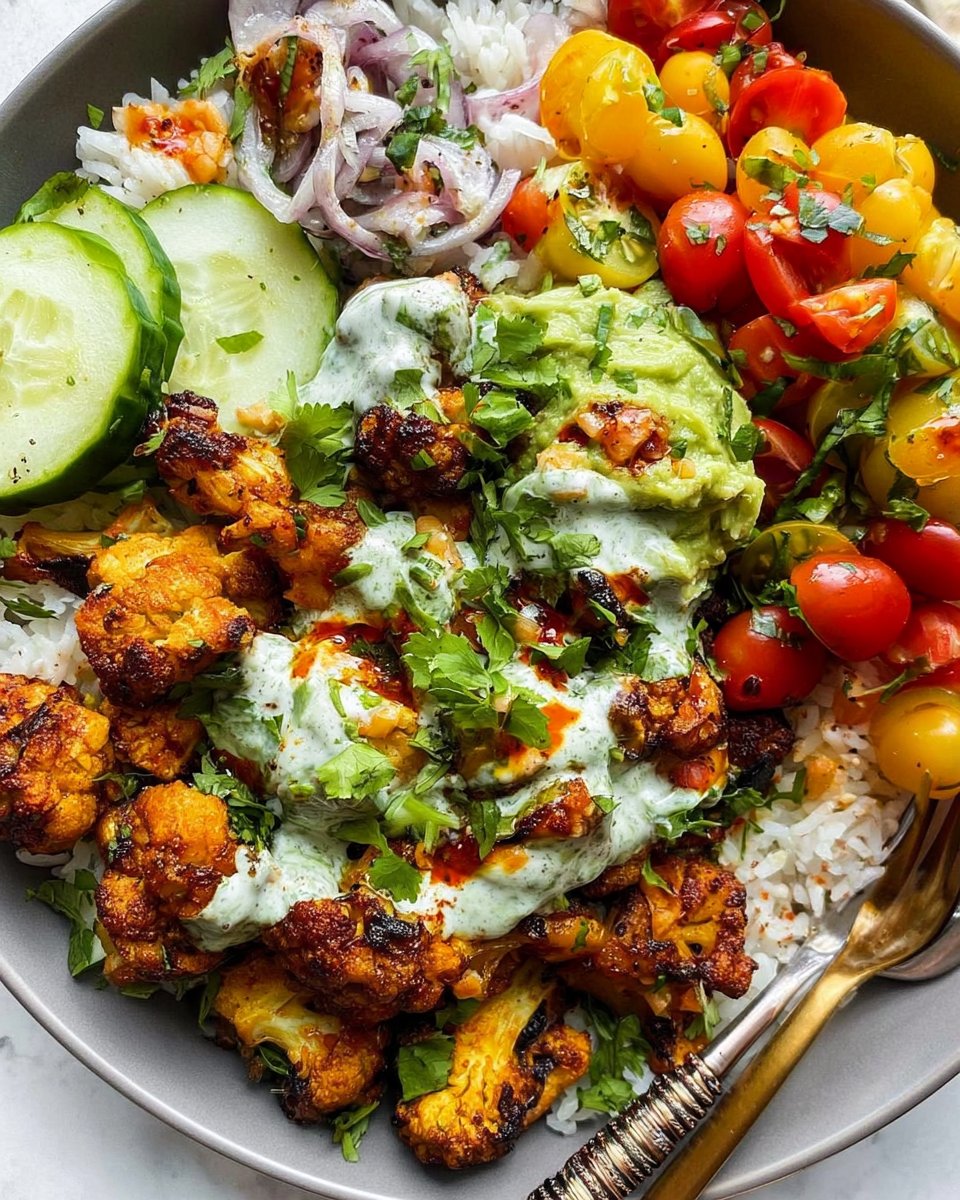 Cauliflower Shawarma Bowls