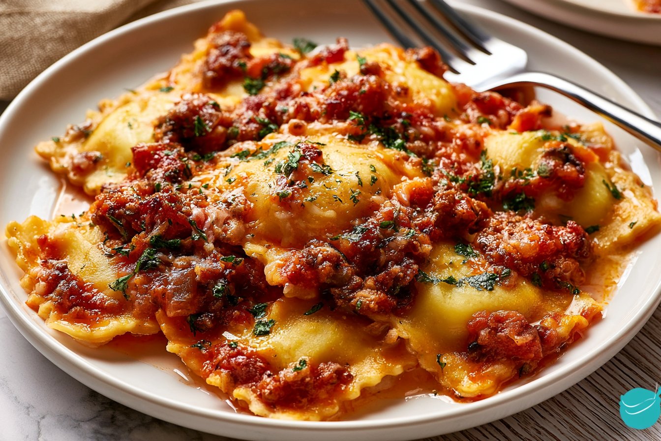 Easy Baked Ravioli