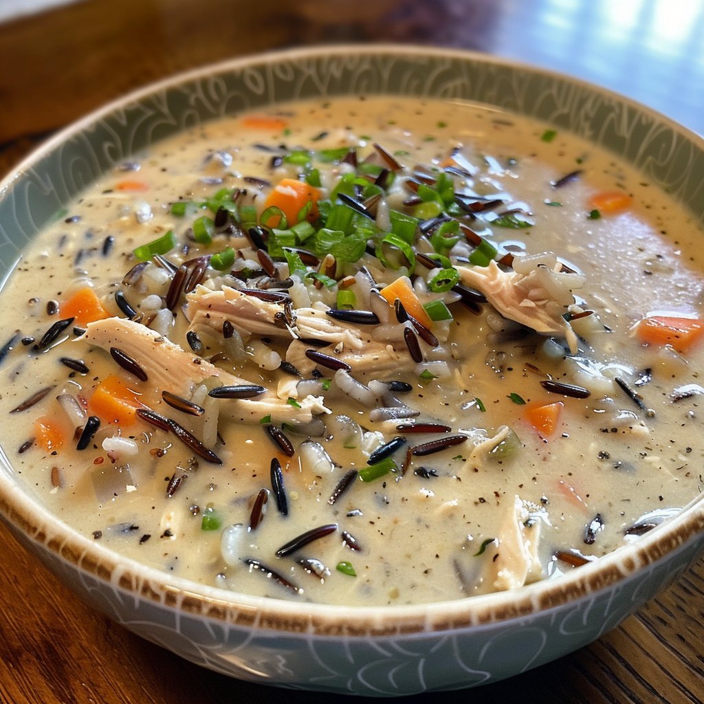 Crockpot Chicken Wild Rice Soup