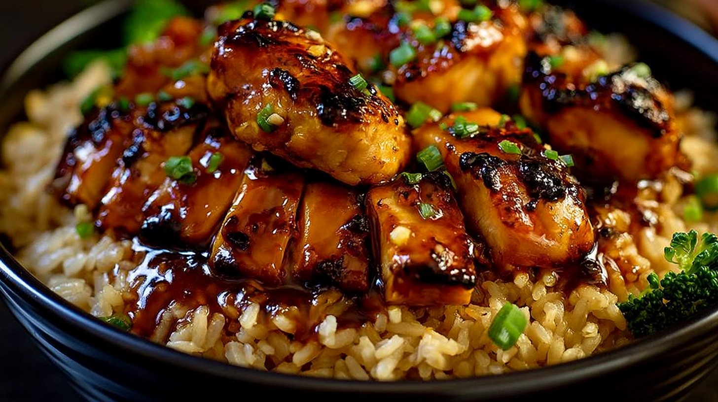 Honey BBQ Chicken Rice