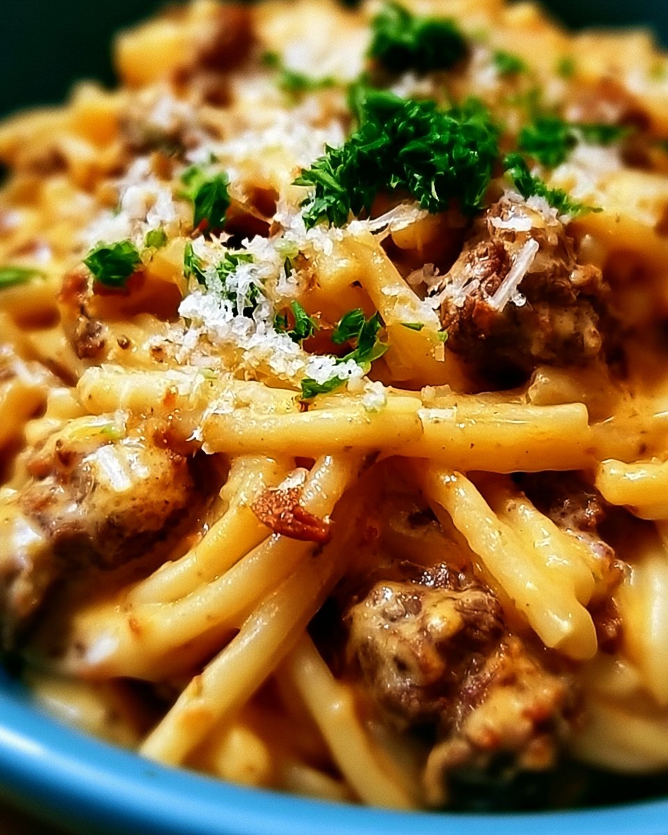 Creamy Beef Pasta Recipe