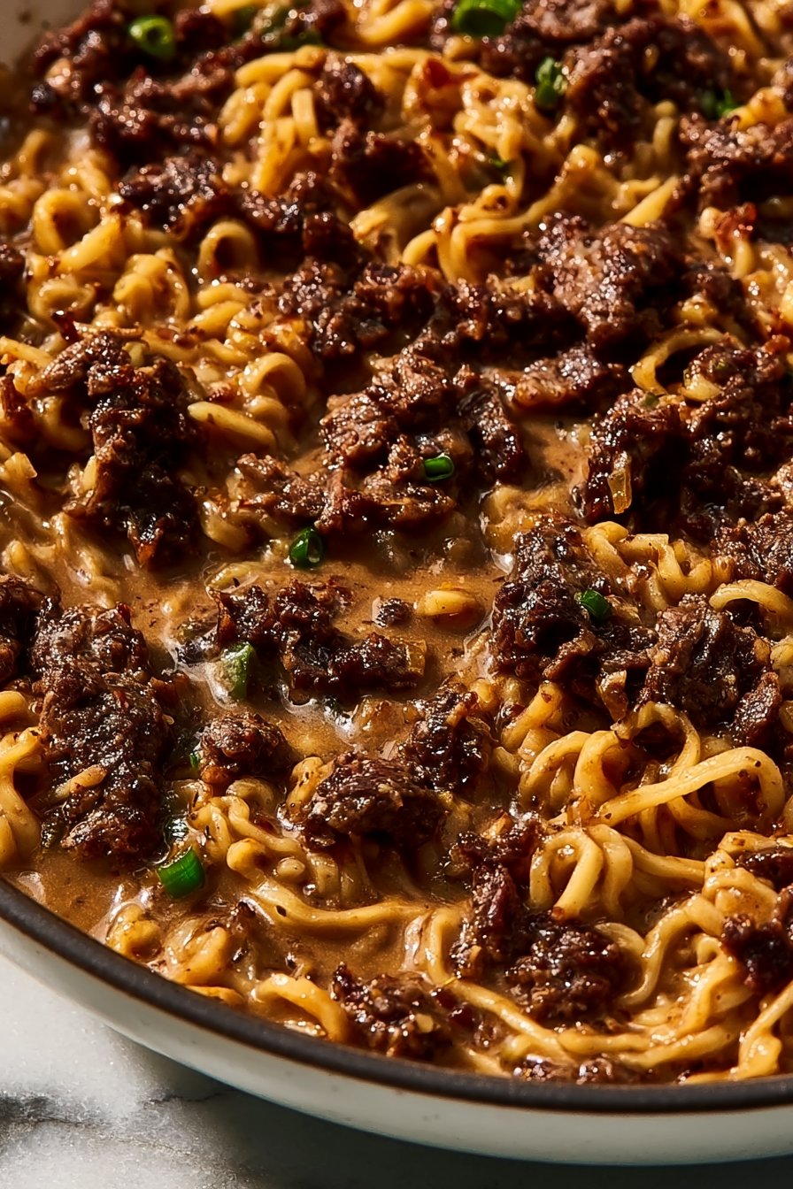 One-Pan Beef & Noodles Recipe