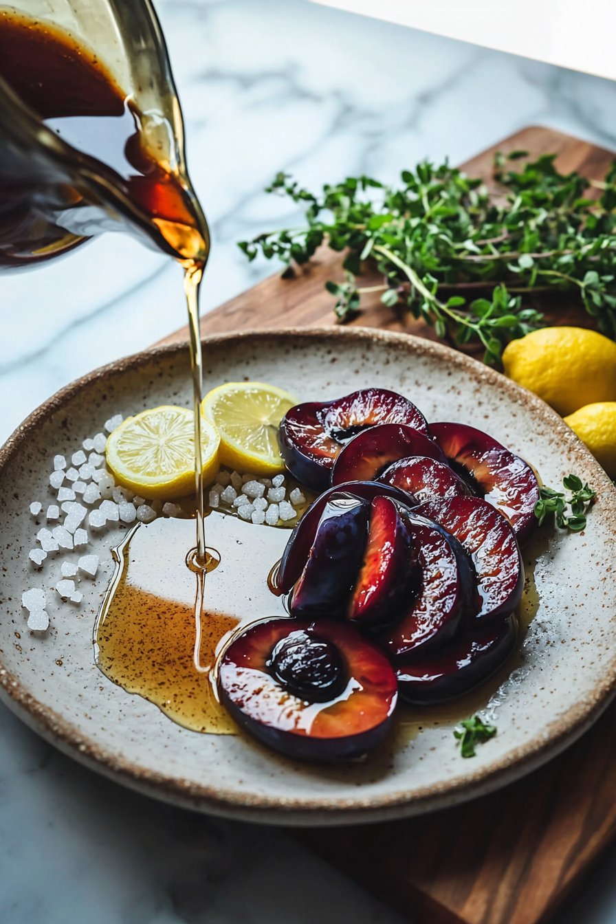 Homemade Plum Syrup