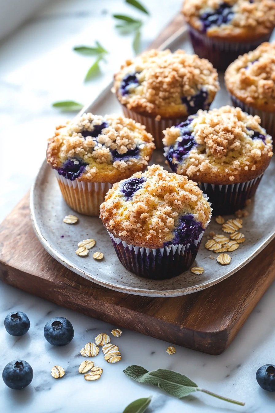 Blueberry Crumb Muffins