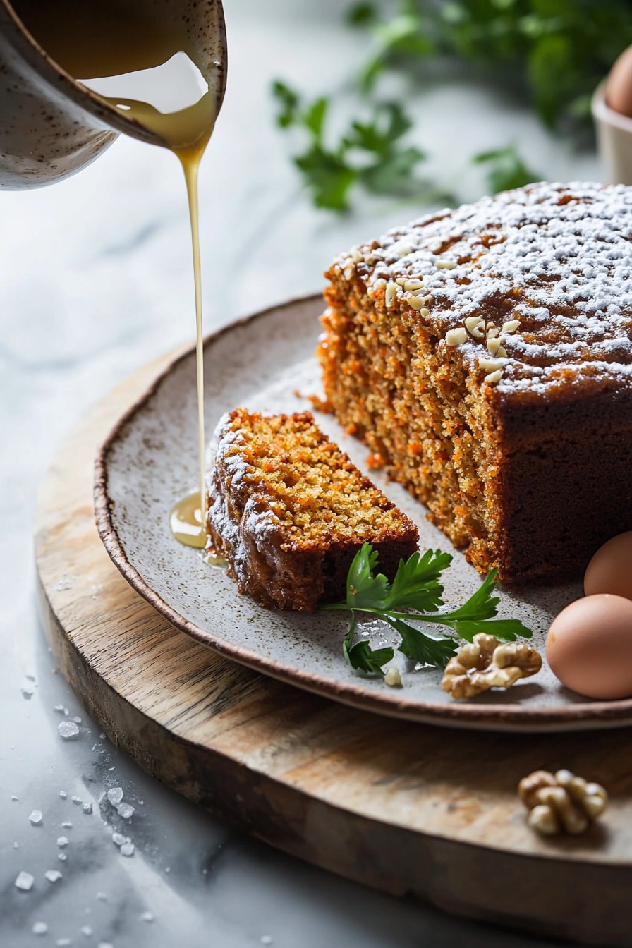 Hausgemachter Karottenkuchen