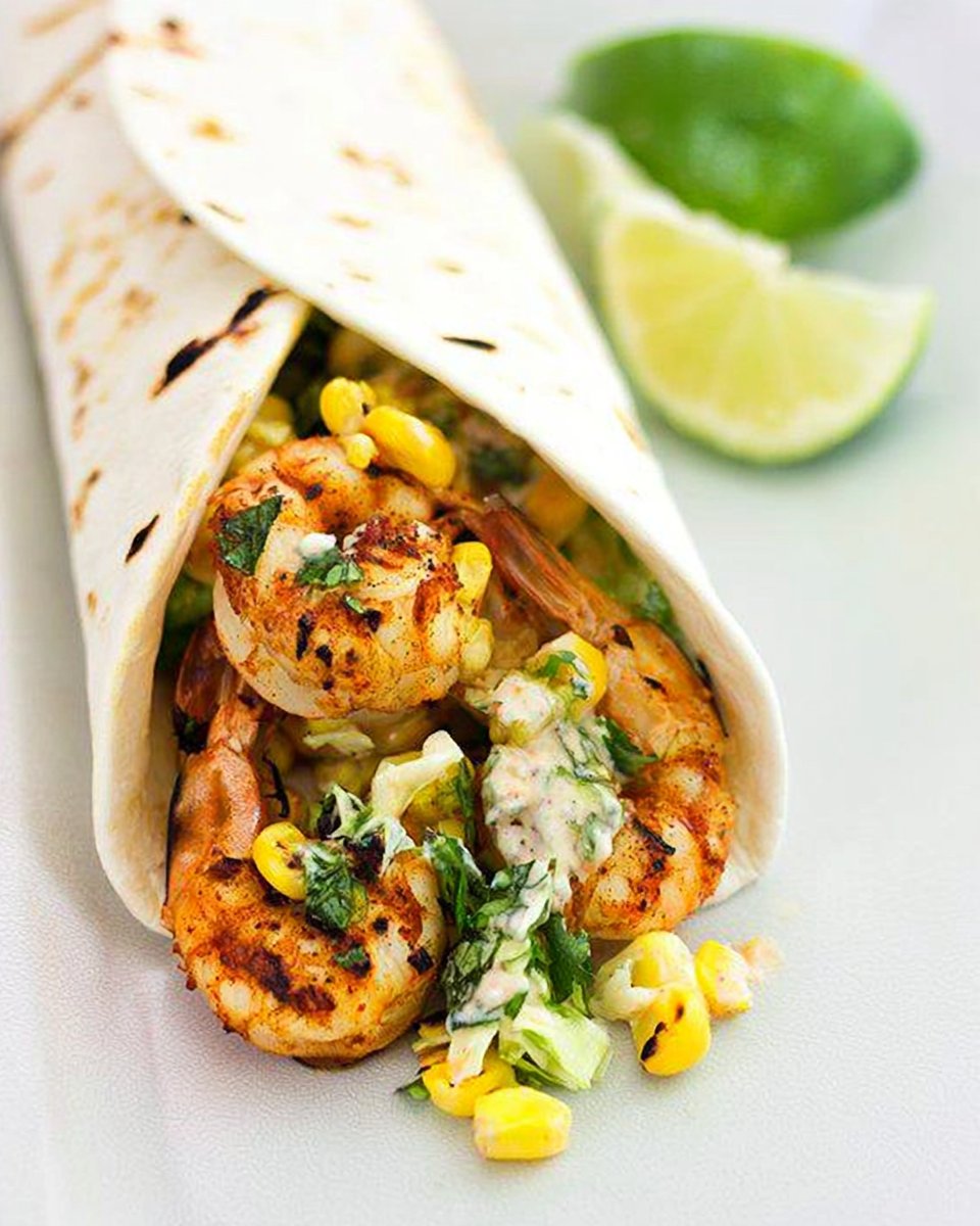 Grilled Shrimp Tacos with Southwest Sauce