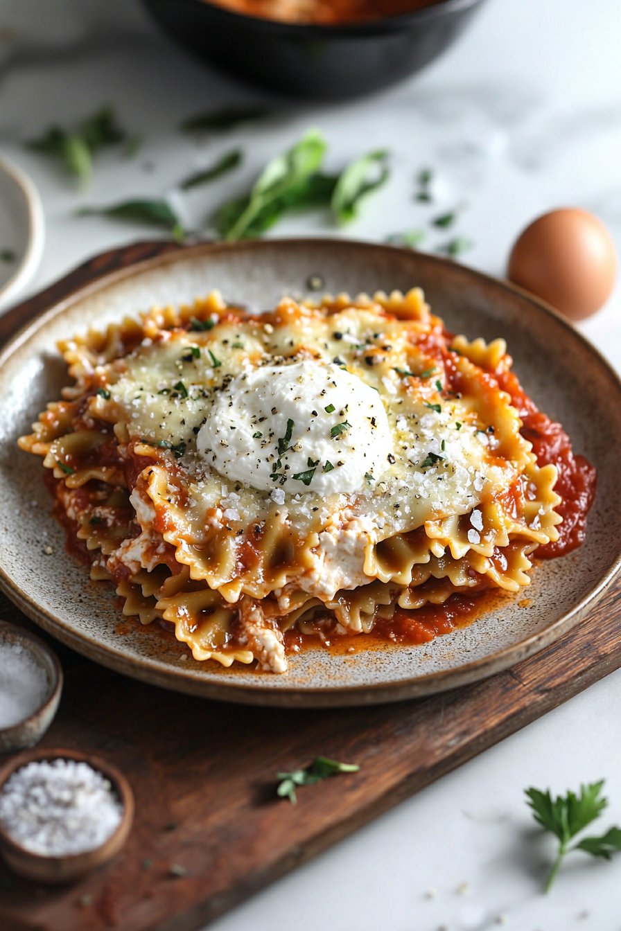 Bow Tie Pasta Lasagna