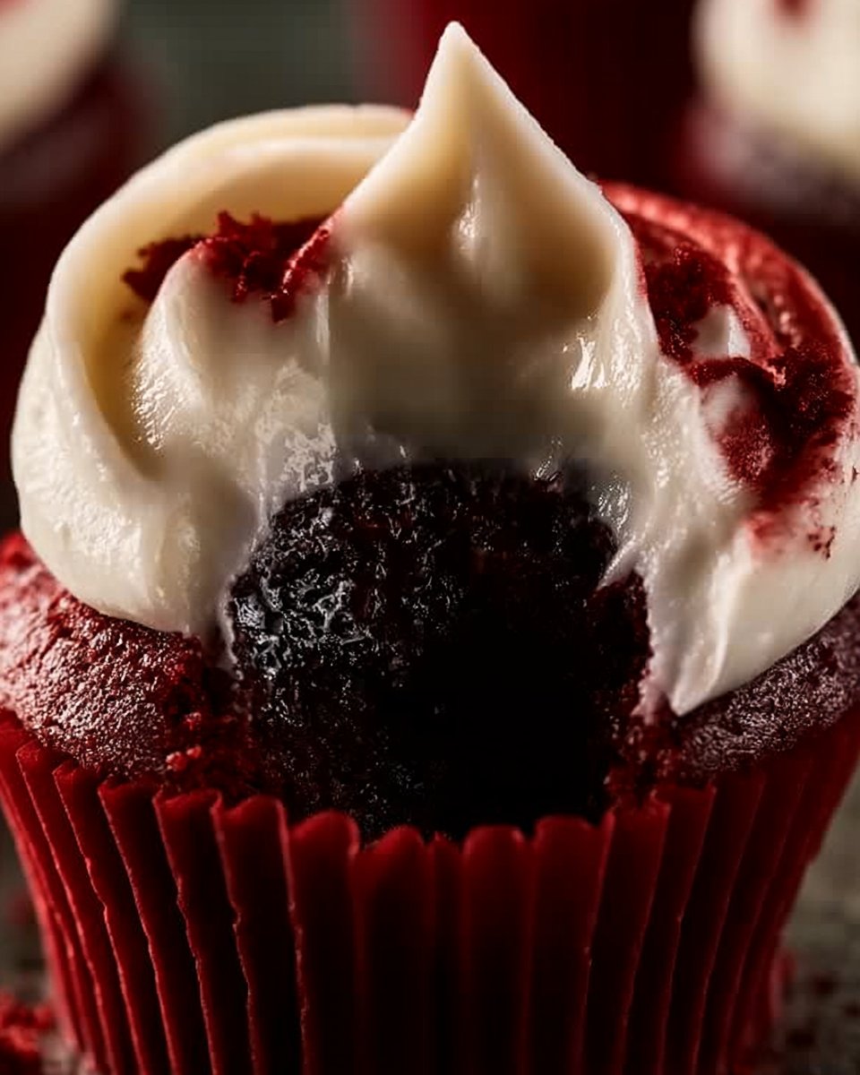 Delicious Halloween Vampire Bite Cupcakes to Amaze Your Guests