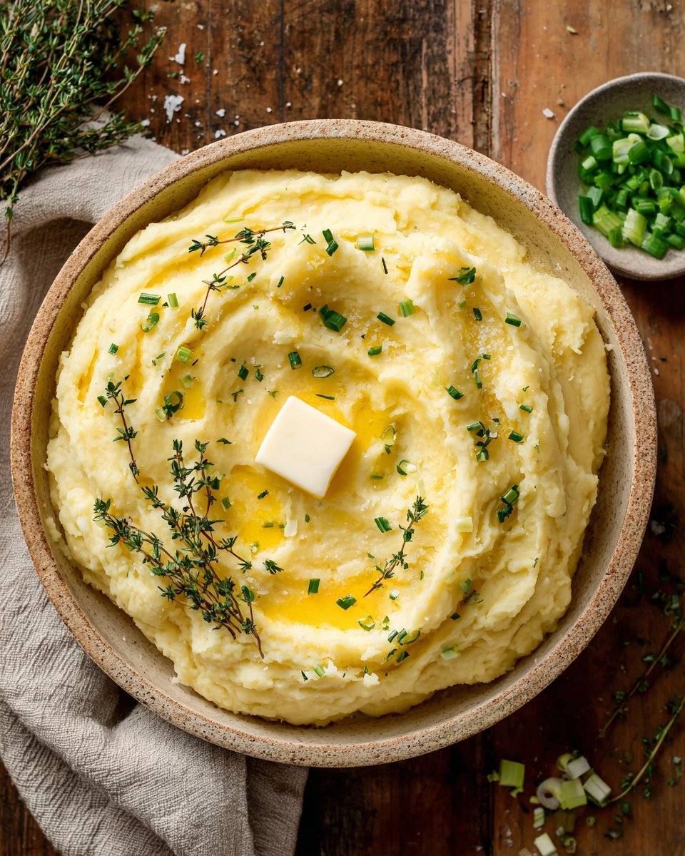 Fluffy Parmesan Mashed Potatoes