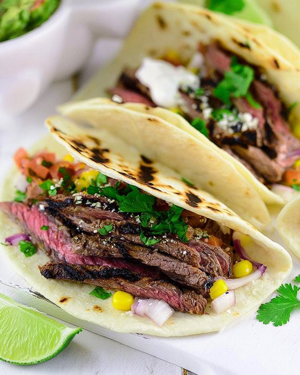 Grilled Flank Steak Tacos