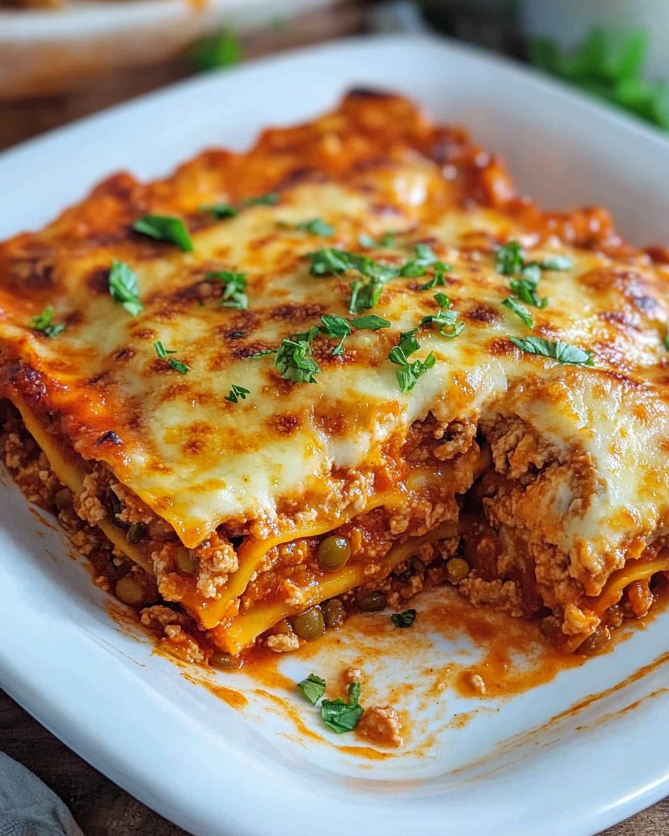 Linsenlasagne
