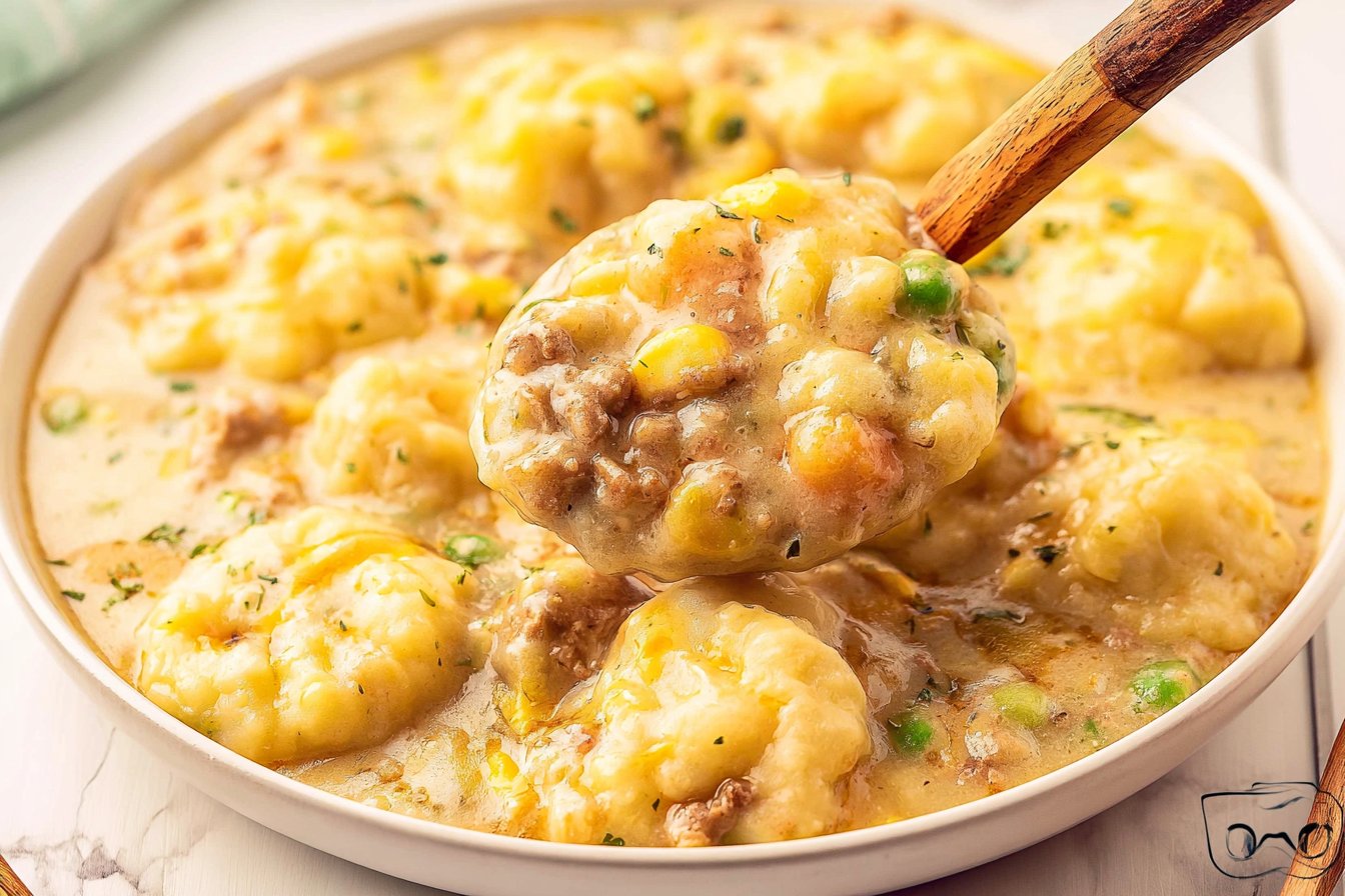 Ground Beef and Dumplings