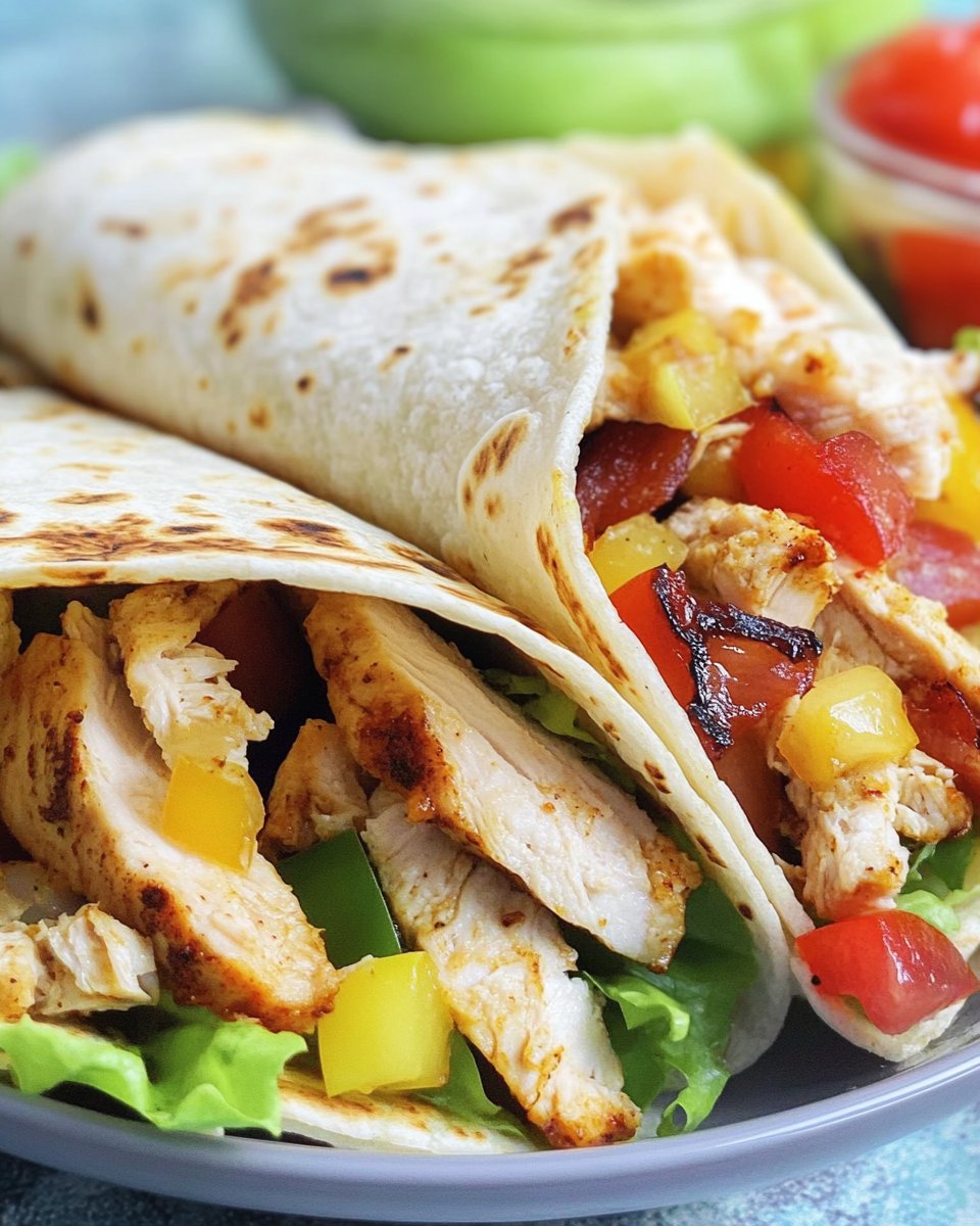 Tortilla z kurczakiem