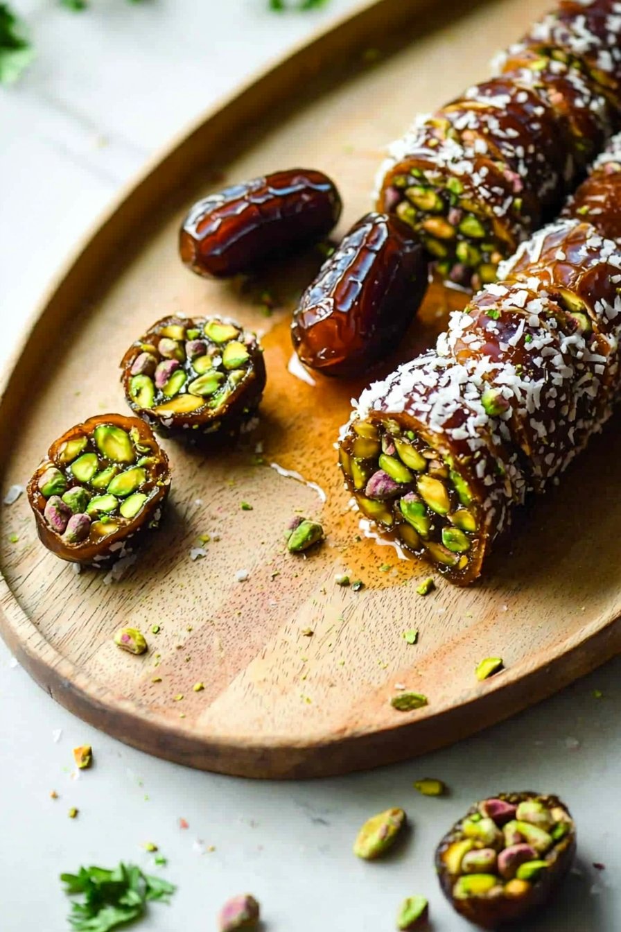 Date and Pistachio Rolls
