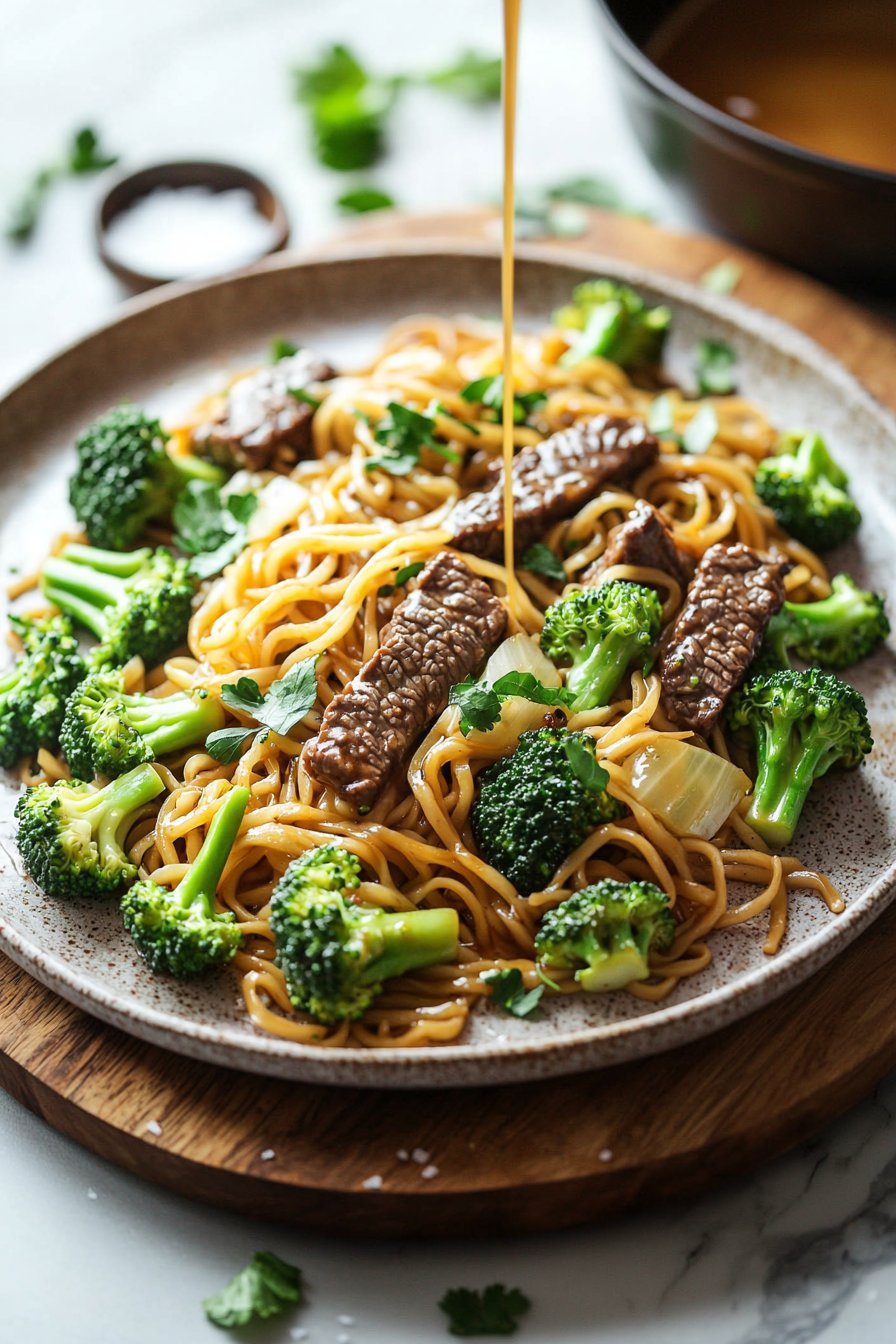 Beef and Broccoli Lo Mein