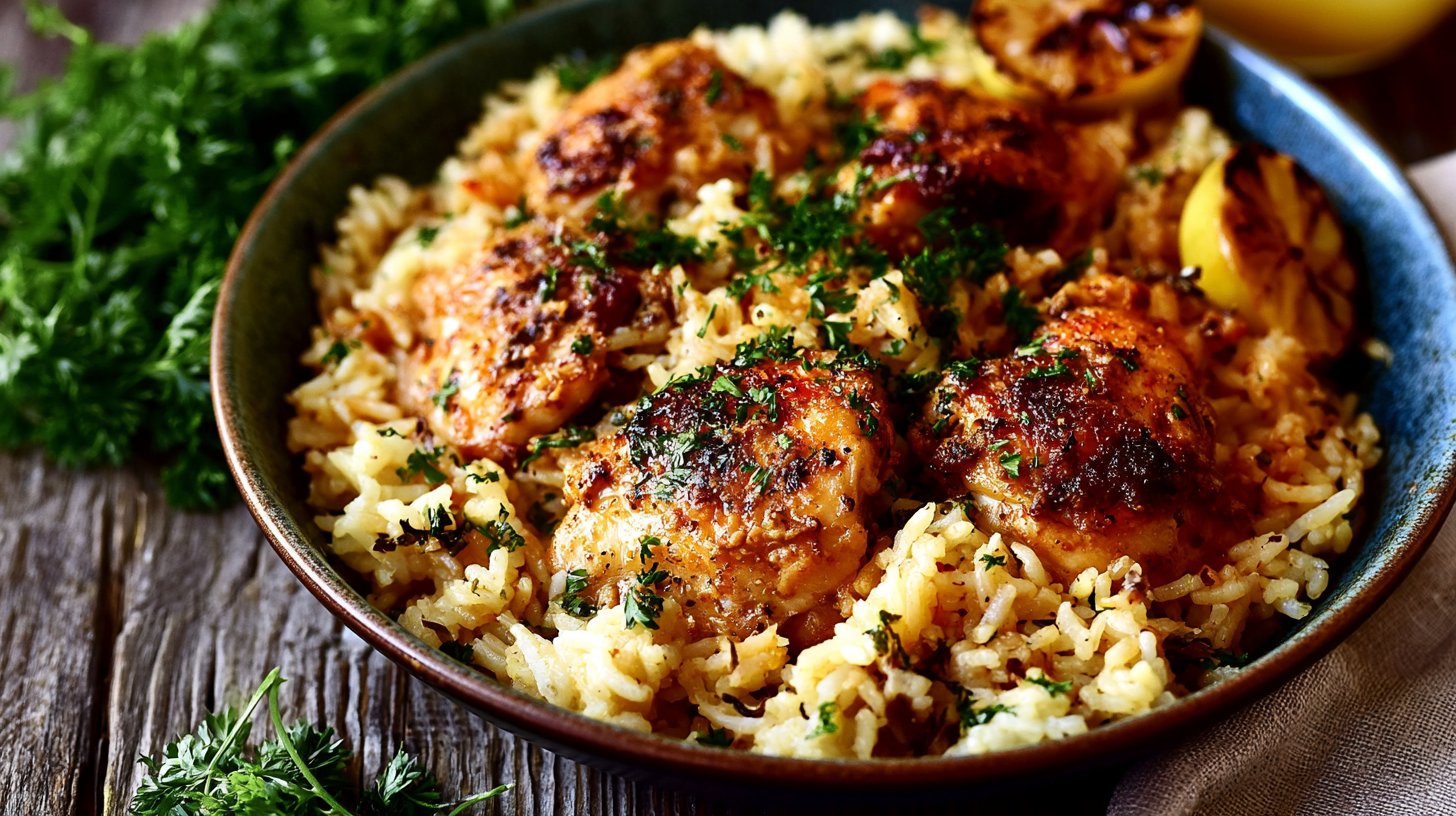 One-Pan Chicken and Rice
