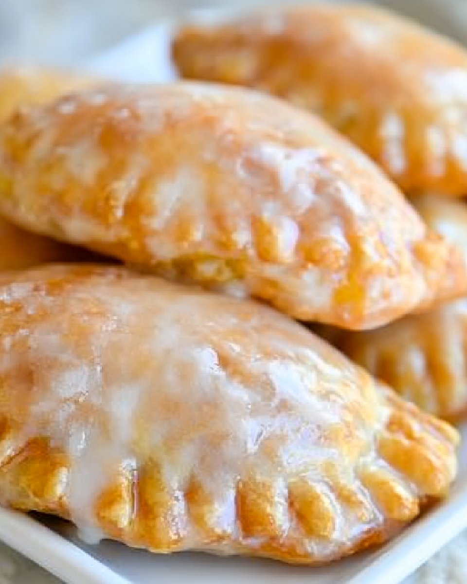Quick and Delicious Glazed Peach Hand Pies | Easy Summer Dessert Ideas, Glazed Peach Dessert, Homemade Peach Pie Recipe