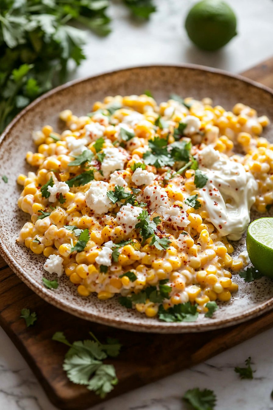 Creamy Mexican Street Corn Esquites