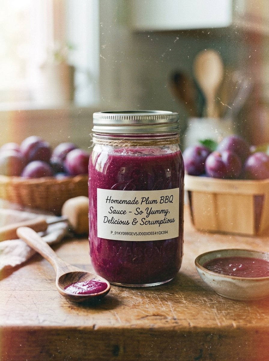 Scrumptious Homemade Plum BBQ Sauce