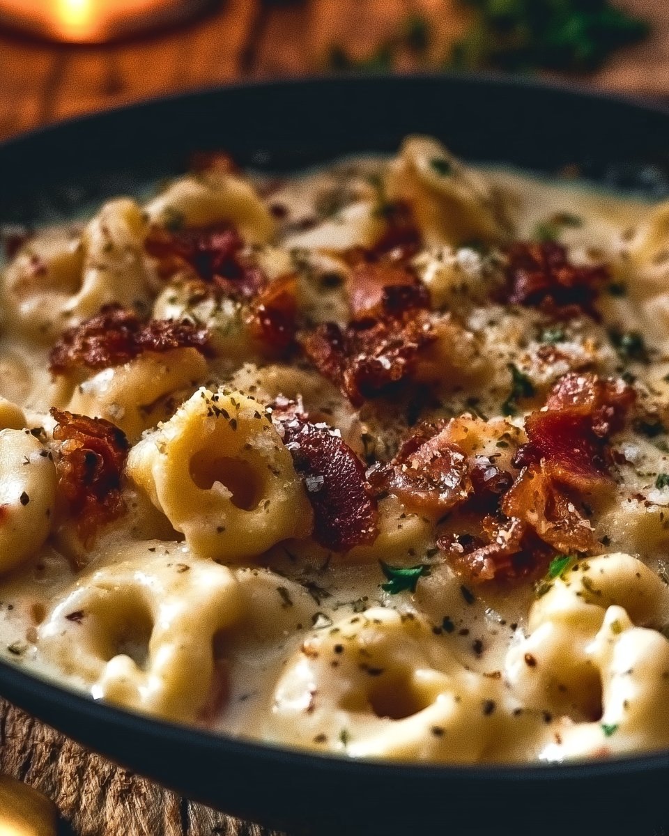 Tortellini Carbonara Recipe with Creamy Sauce