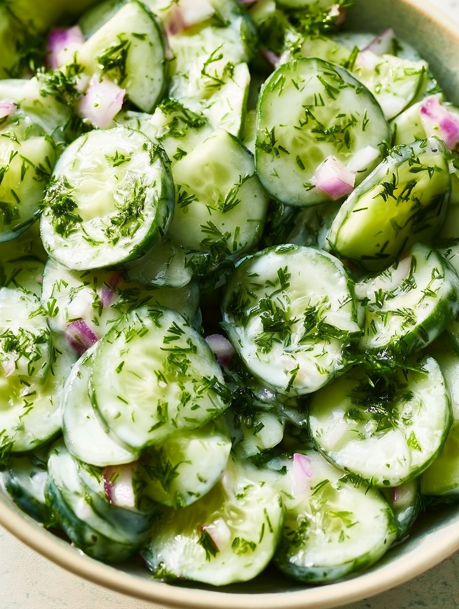 Ensalada de Pepino y Eneldo