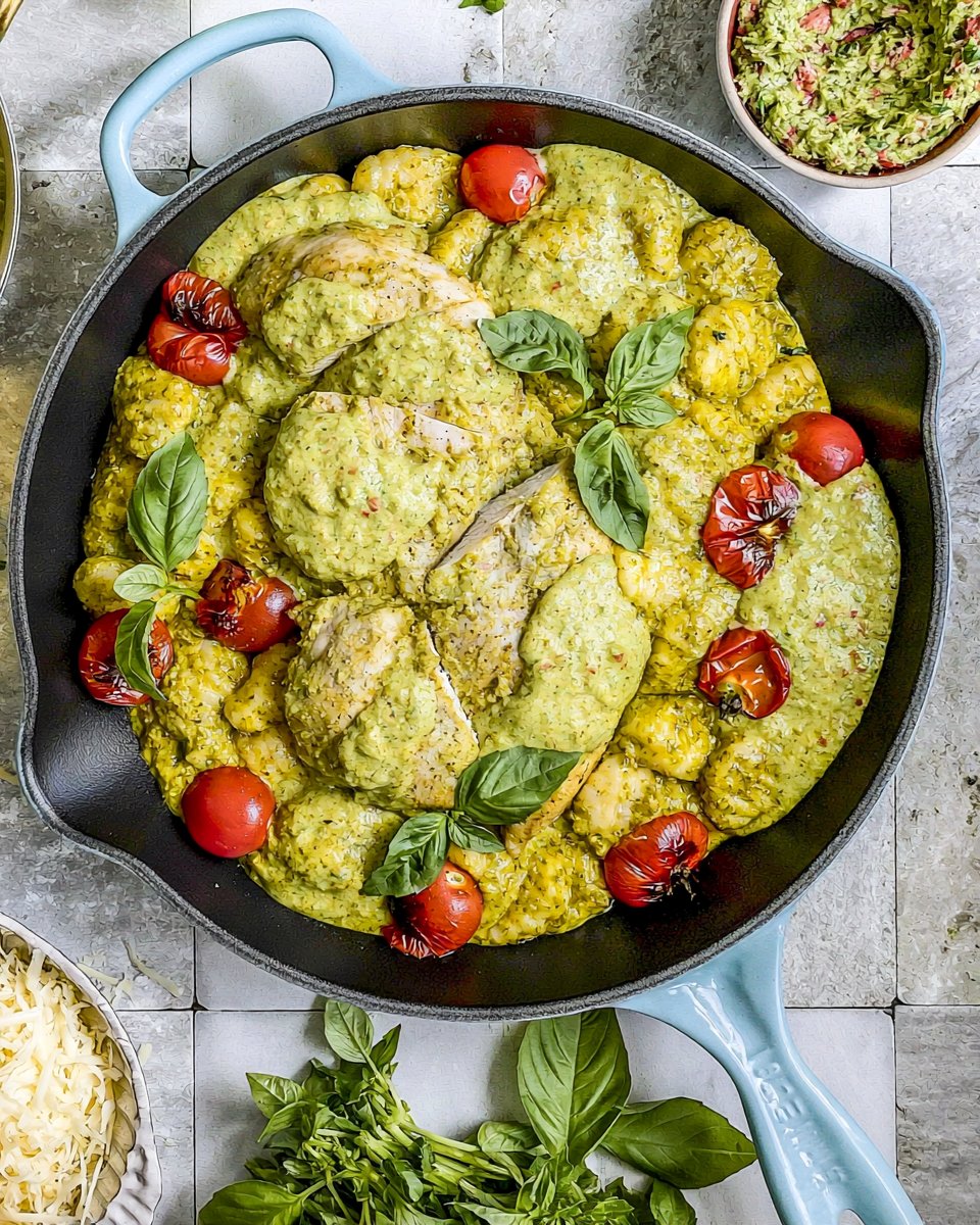 Pesto Gnocchi with Chicken