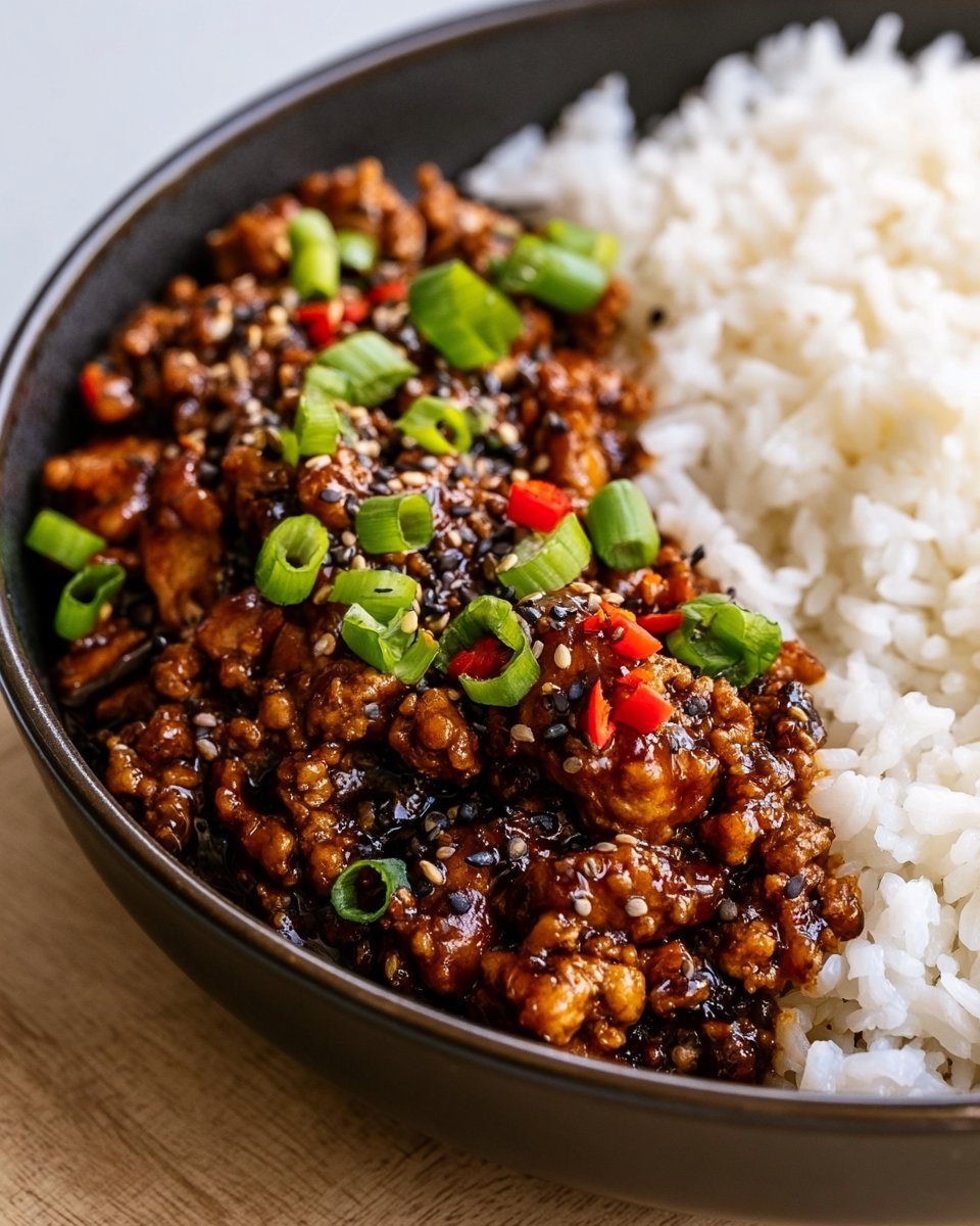 Spicy Firecracker Ground Chicken