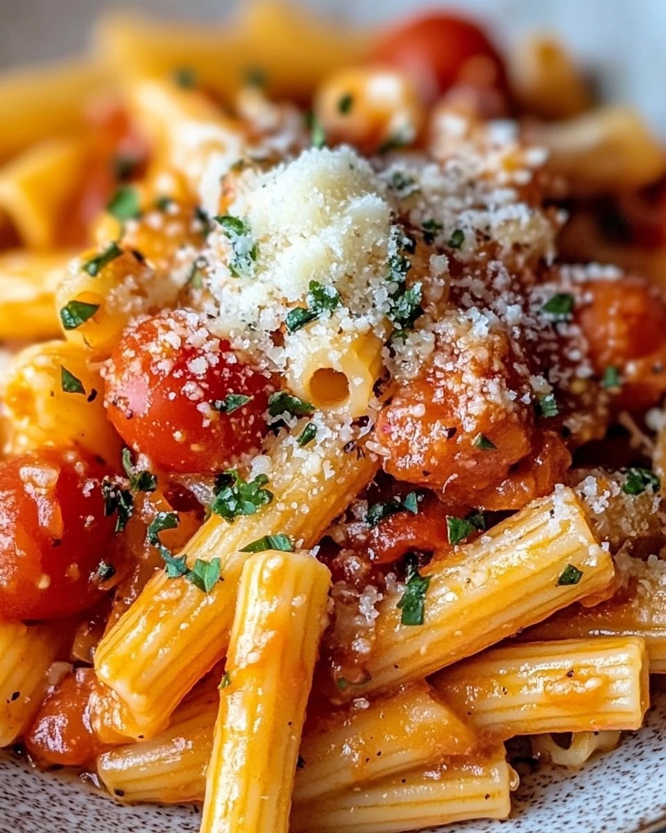 Tomaten-Knoblauch-Pasta