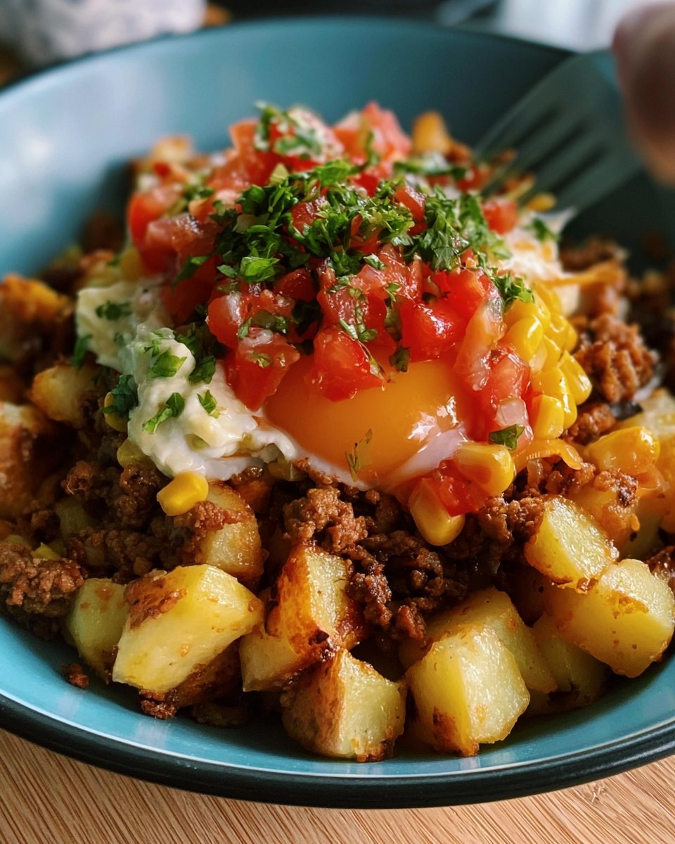 Loaded Potato Taco Bowl Recipe