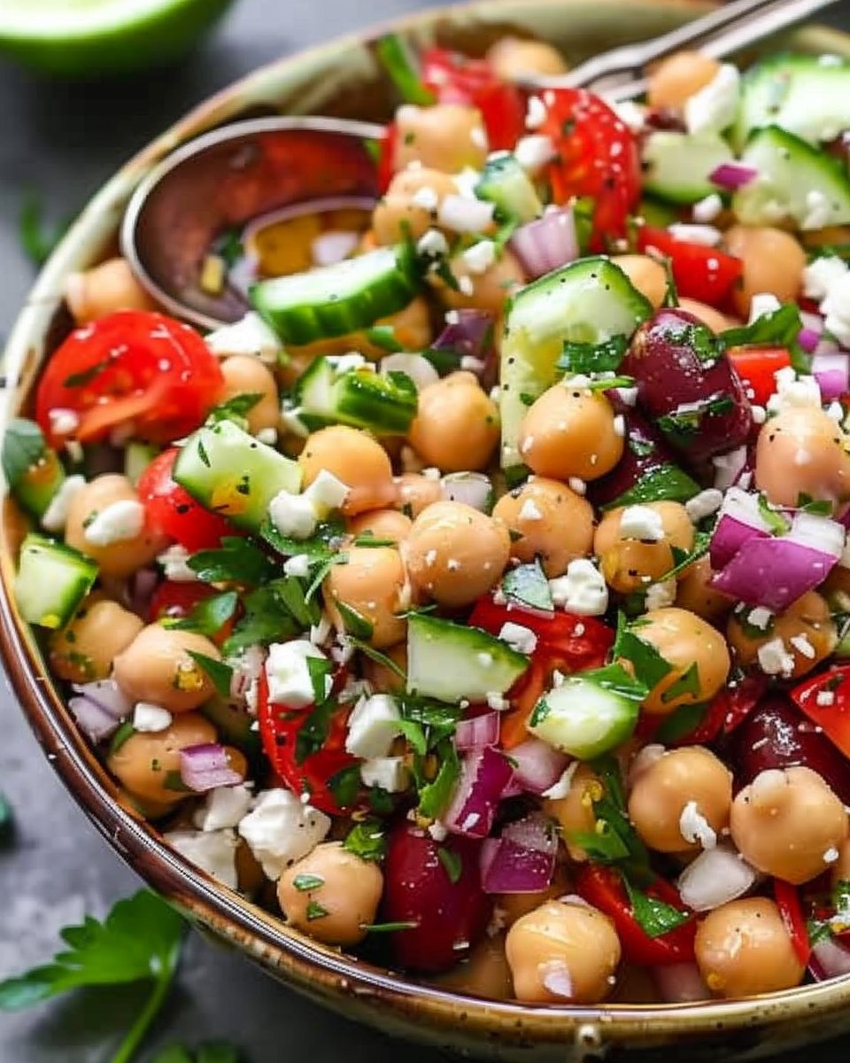Mediterranean Chickpea Salad
