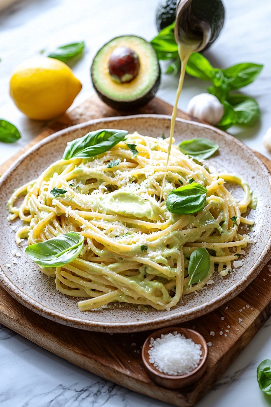 Avocado-Creme-Pasta