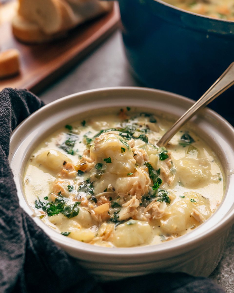 Creamy Chicken Gnocchi Soup