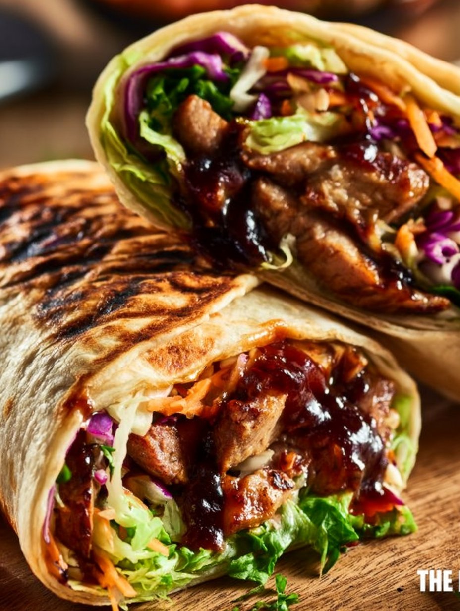 Receta de Wrap de Pollo Teriyaki