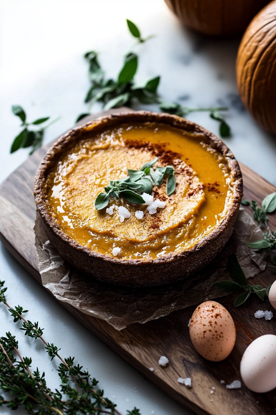 Baked Pumpkin Spice Pudding