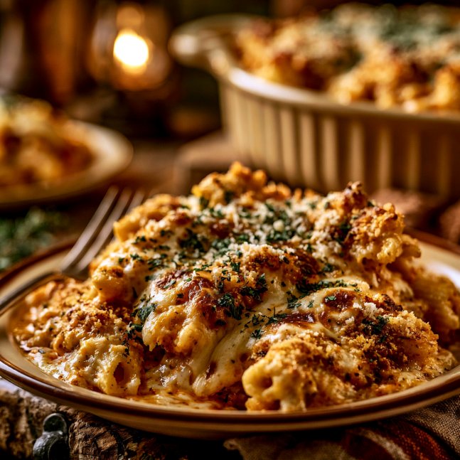 Irresistible Dump-and-Bake Chicken Parmesan Casserole Delight