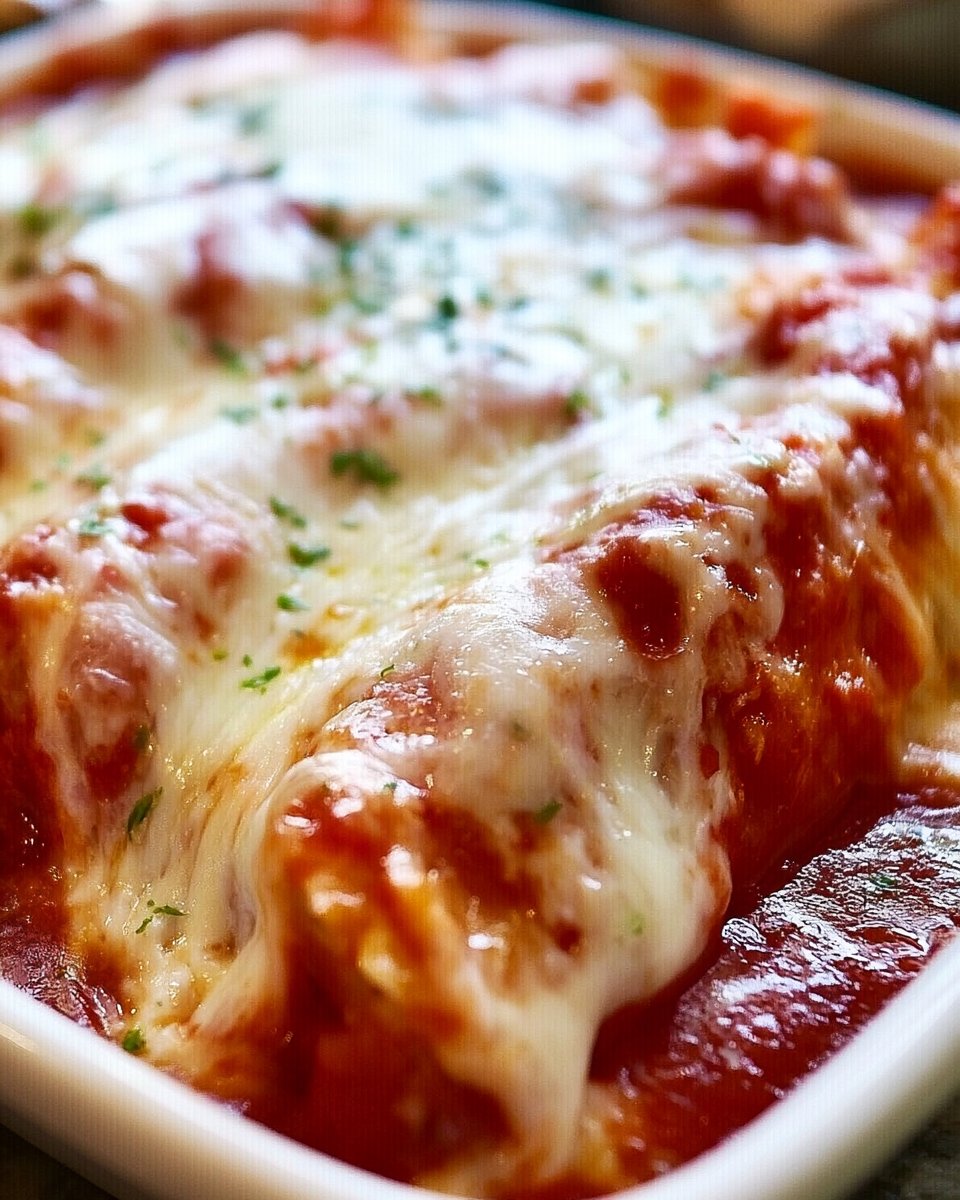 Three Cheese Manicotti