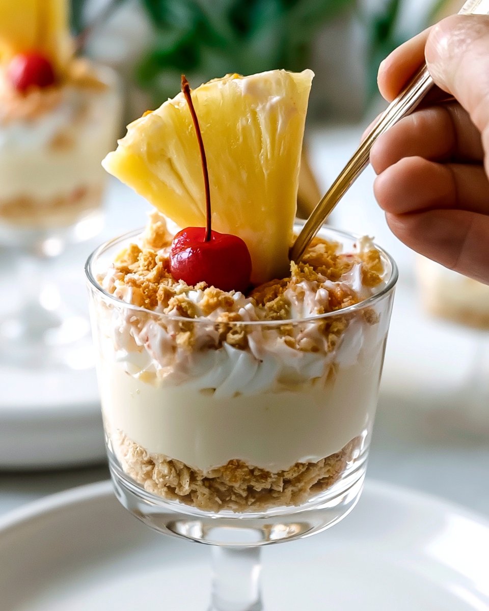 Pina Colada Cheesecake Mousse
