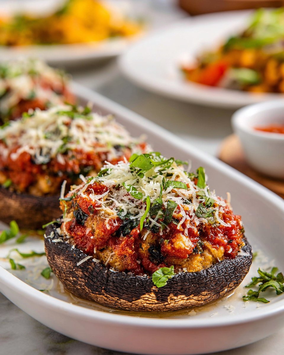 Stuffed Portabella Mushrooms