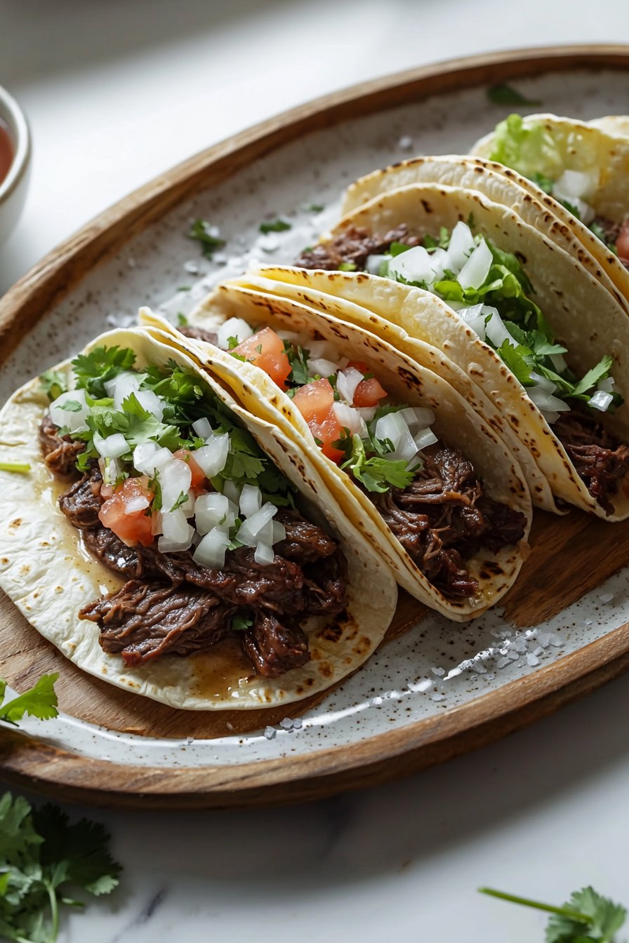 Slow-Cooked Beef Tacos