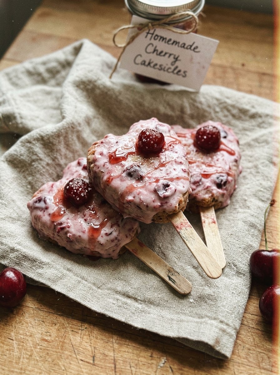 Cherry Cakesicles