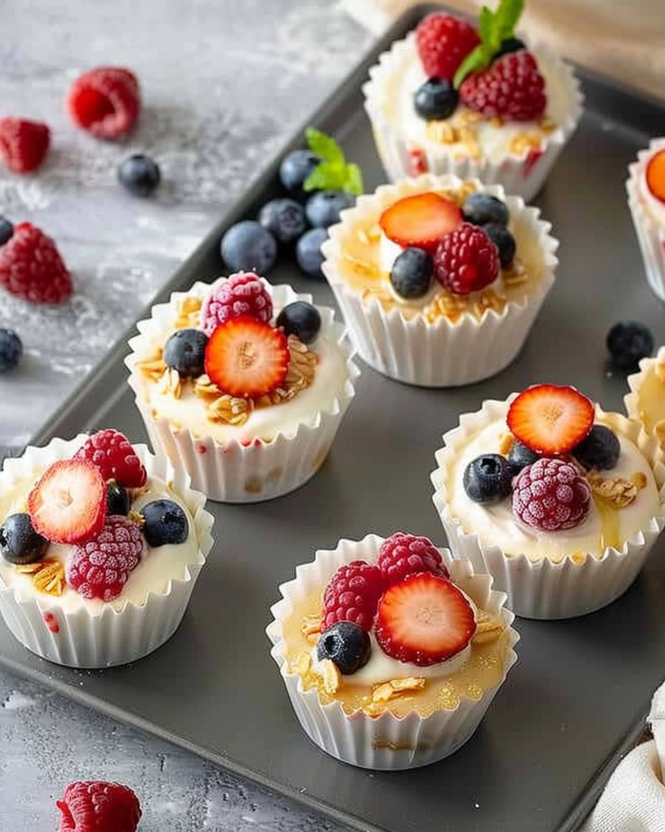 Frozen Yogurt Bites with Fresh Fruit | Frozen yogurt bites recipe, Easy frozen yogurt, Yogurt treats