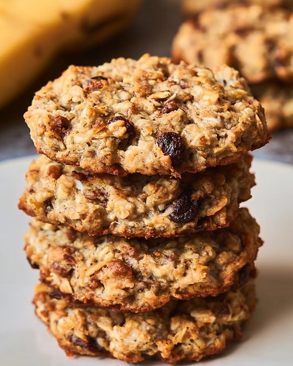 Healthy Breakfast Cookies Recipe with Bananas and Oats