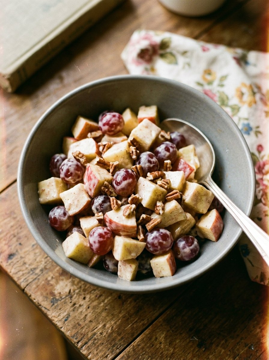 Cinnamon Apple Grape Salad