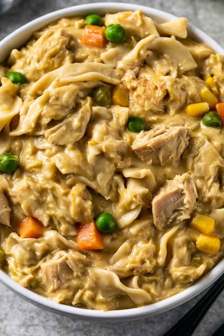 Crock Pot Chicken and Noodles