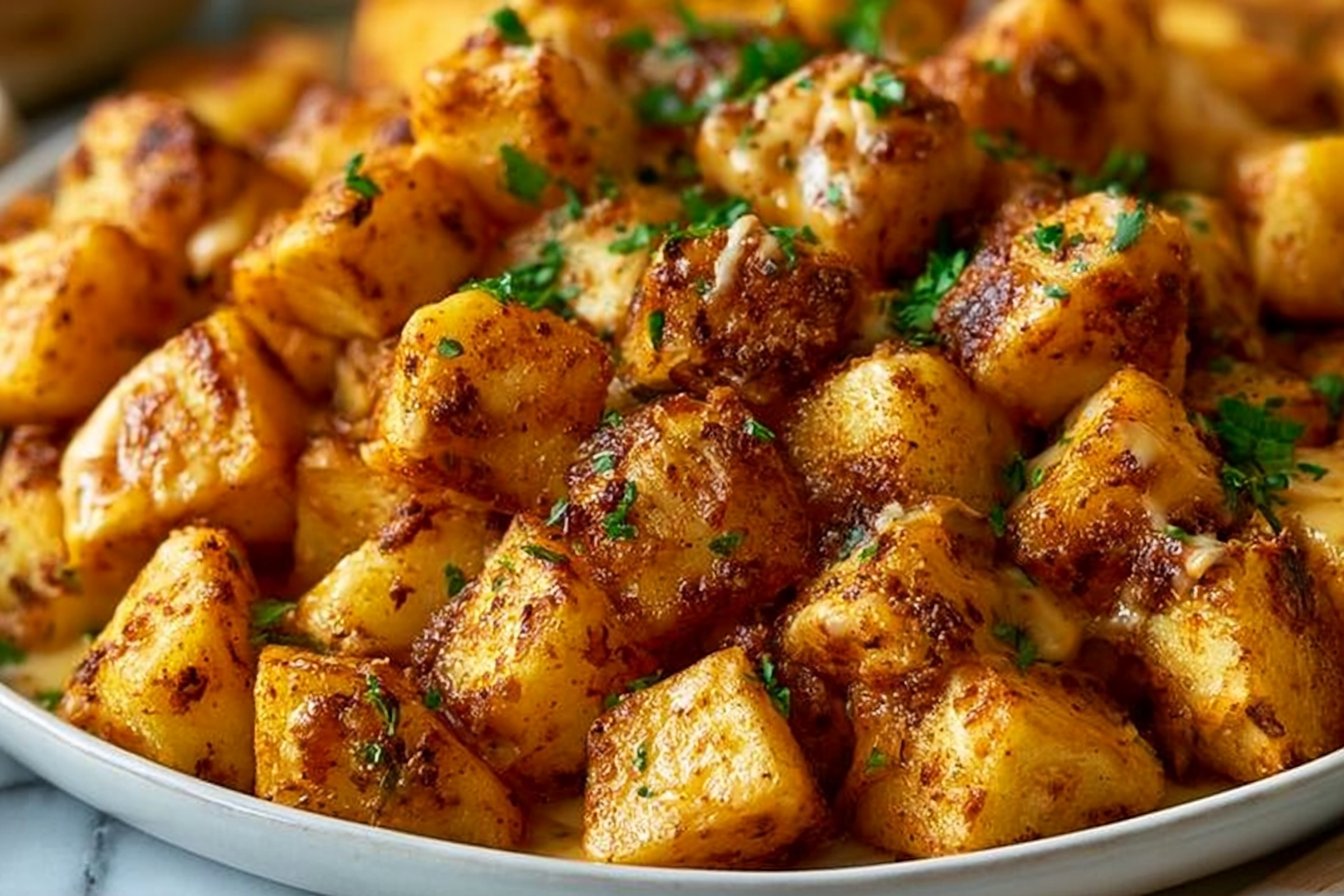 Cheesy Taco Potatoes