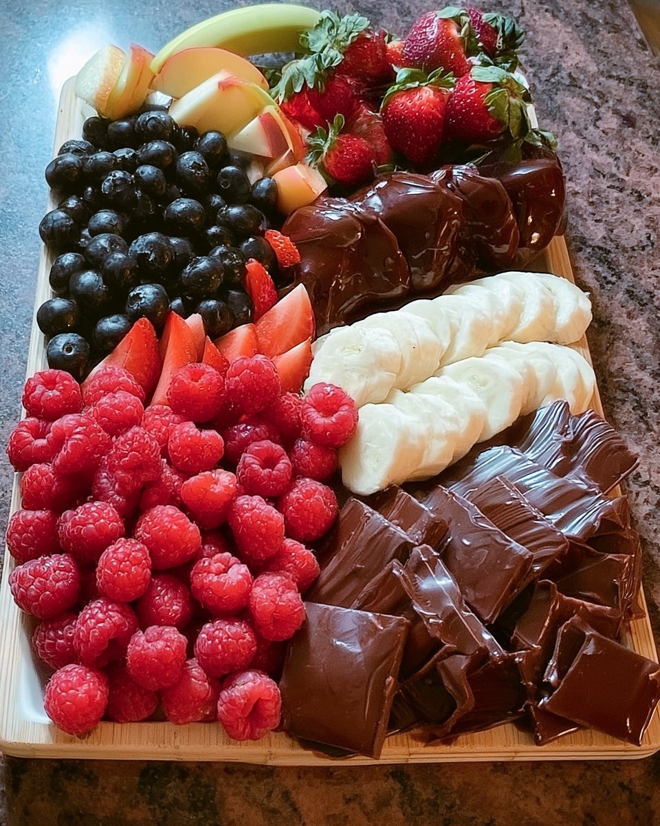 Fruit and Chocolate Tray