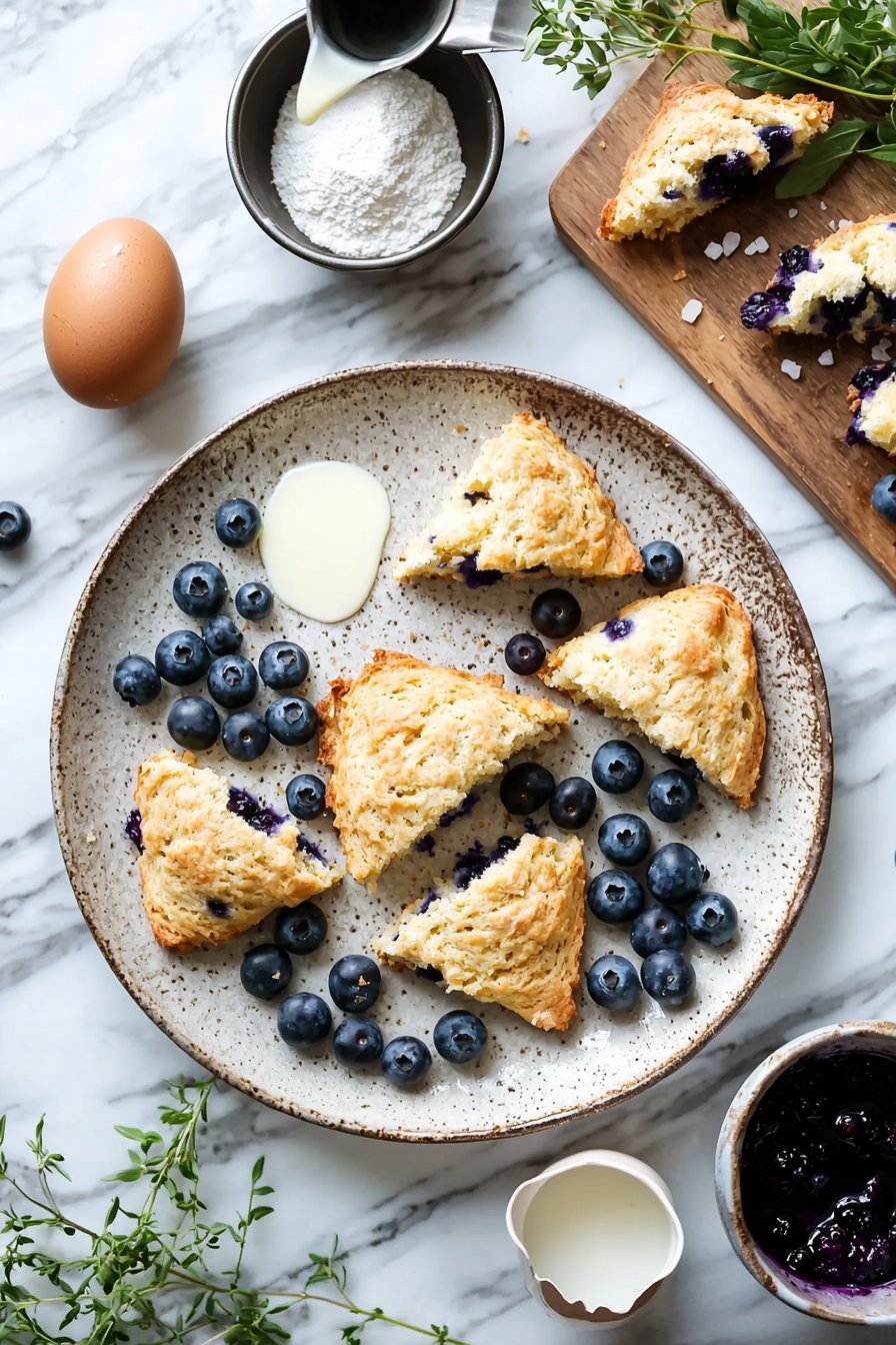 Blaubeer-Scones