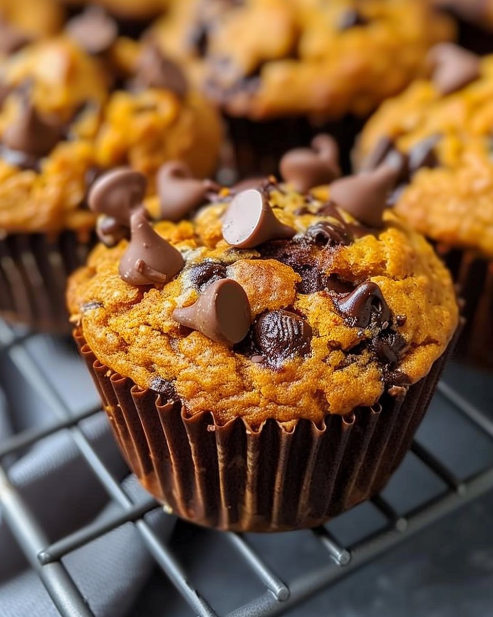 Pumpkin Chocolate Chip Muffins