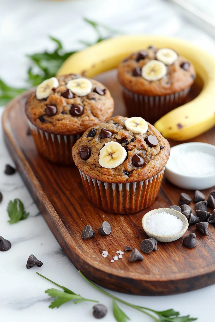 Banana Chocolate Chip Muffins